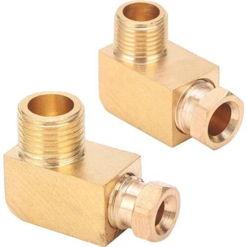 Indoor laundry rack wall mount Oil Pipe Fitting Elbow Brass Rectangular Block Connector Adapter for Pipe Connection