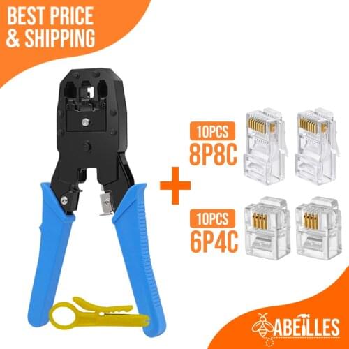 3 PCS/ LOT Network RJ45 RJ11 RJ12 Crimping Tool Crimp Crimper Cable Cutter Plier Stripper