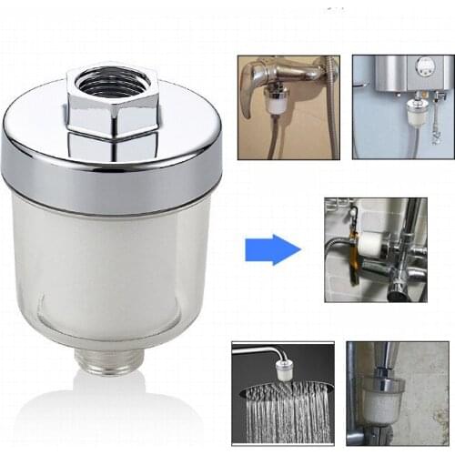 Universal Bathroom Shower Filter replaceable PP cotton core water purifier Output for Kitchen Faucet Front Purification Strainer