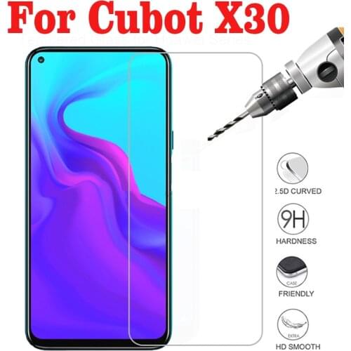 10PCS Tempered Glass For Cubot X30 Original 9H High Quality Protective Film Explosion-proof Screen Protector For Cubot X50