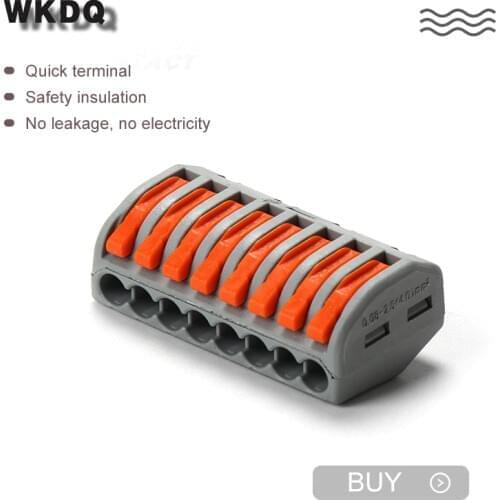 222-418 Quick Wiring Compact Splicing Connector Terminal Block Fast Connectors 20pcs