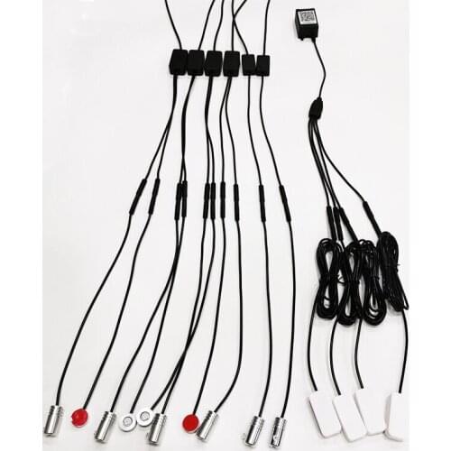 14 in 1RGB LED Atmosphere Car Light Interior Decoration Fiber Strip Lights By App Control Decorative Ambient Lamp Dashboard Lamp