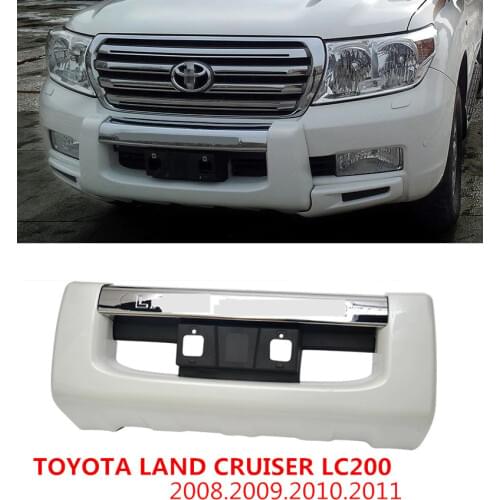 Car Front BUMPER GUARD For TOYOTA LAND CRUISER LC200 2008 2009 2010 2011 BUMPER Plate High Quality Auto Accessories