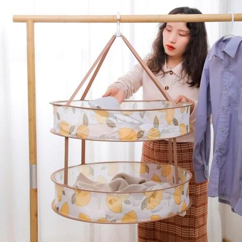 Household Mesh Clothes Drying Net Flat Net Bag Special For Drying Socks