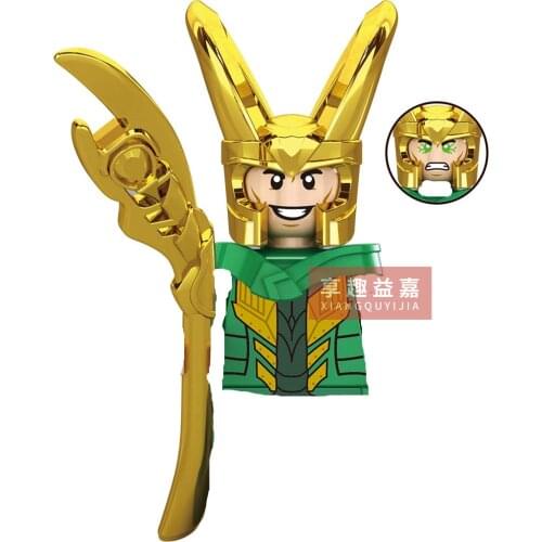 XQYJ Heroes Movie Series Bricks Racoon Red Death Murder Machine Dawnbreaker Figures Heads Toys Building Blocks Toys For Kids