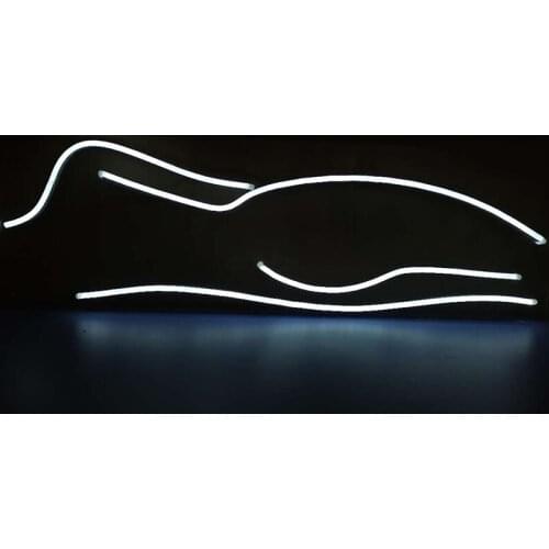 Custom Led Neon Sign Light Flex Sleeping Beauty Naked Woman Visual Art Pub Club Wall Background For Room Party Decor Neon Top
