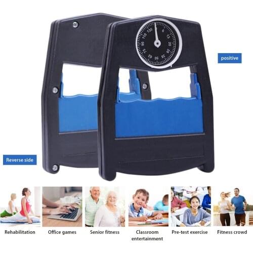 Strength Measurement Meter Exquisite Workmanship physical Mucle Clamp Forcemeter Ergonomic Design Adjustable Hand Dynamometer