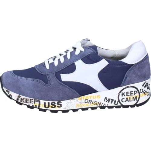 Brown VERRI men Sneakers suede blue