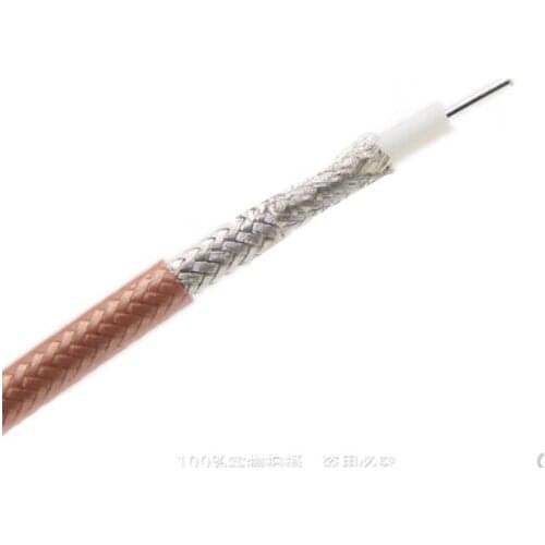 Brown RG142 Double Shielded RF Coaxial cable Adapter Connector Coax Cable 50ohm