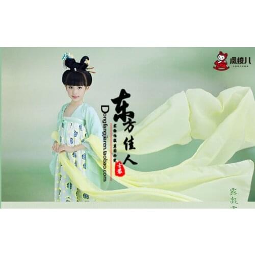 LuNingXiang Tang Dynasty Princess Costume Palace Maid Servant Costume for Little Girl Ancient Chinese Costume Exhibition Costume