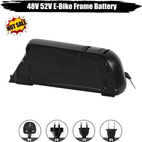 US EU RU no tax 48v 52v 12ah 10ah 13ah 14ah Dolphin battery pack electric bike lithium battery e-bike battery + Charger