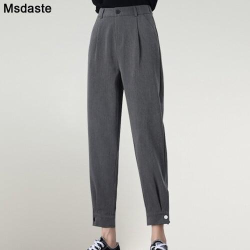 MsDaste Women's Straight Trousers