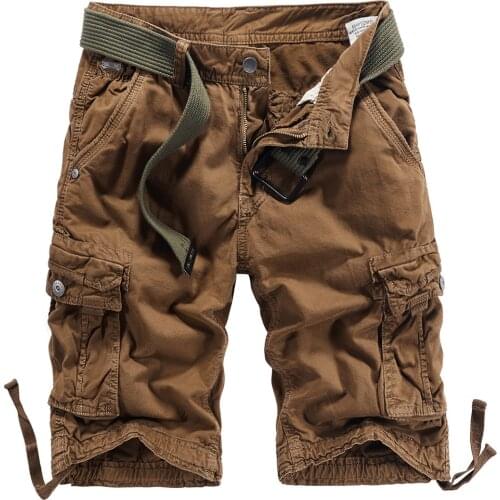 Mens Military Cargo Shorts 2020 Brand New Army Camouflage Tactical Shorts Men Cotton Loose Work Casual Short Pants Plus Size