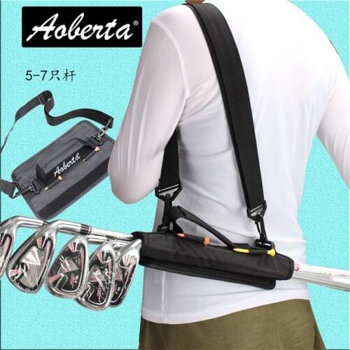 Aoberta New Golf Practice Bag Mini Simple Golf Gun Bag Driving Range Training Bag Mens And Womens Leisure Convenience