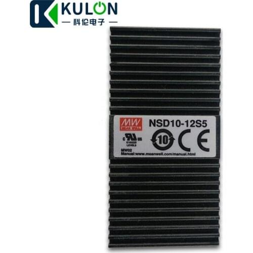 10pcs Original Meanwell isolated dc dc converter NSD10 12VDC 48VDC 10W regulated single output dc converter