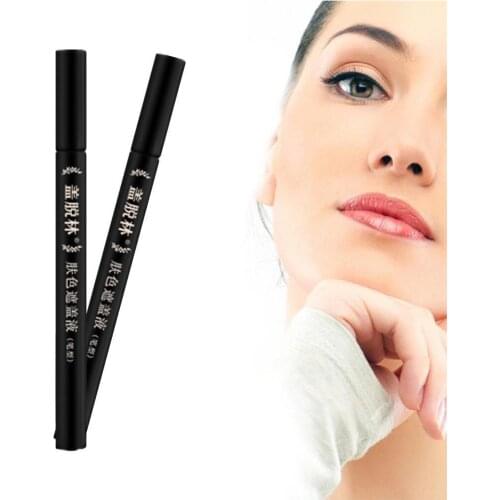 Vitiligo Scars Birthmarks Cover Pen Waterproof Long-lasting Use Camouflage Natural White Pen Women Makeup Men Care Body Spo X1I5