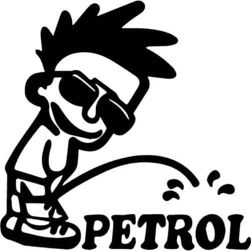 S50757 Various Sizes/Colors Car Stickers Vinyl Decal PETROL Fuel Refill Motorcycle Decorative Accessories Creative Laptop Helmet