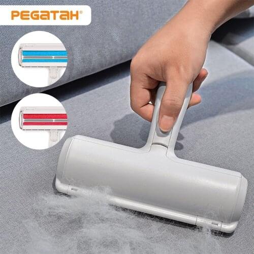 Pet Hair Roller Remover Lint Brush Removing Dog Cat Hair From Furniture Self-cleaning Lint Pet Hair Remover