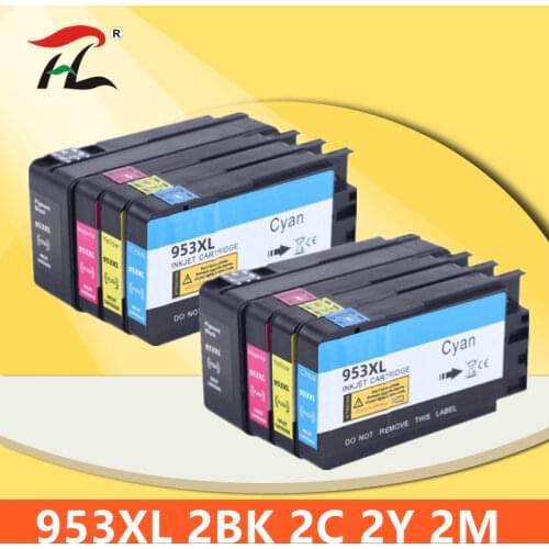 Compatible Ink Cartridge 953 953XL for HP pro 7740 8210 8218 8710 8715 8718 8719 8720 8725 8728 8730 8740 printer for hp953