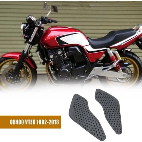 NEW-Motorcycle Protector Tank Traction Pad Side Gas Knee Grip Protector for Honda CB400 VTEC 1992-2018
