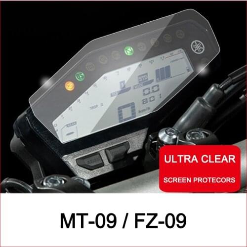 Moto Cluster Scratch Protection Film Instrument Dashboard Cover Guard TPU Blu-ray for Yamaha MT09 MT 09 MT-09 FZ09 FZ 09 FZ-09