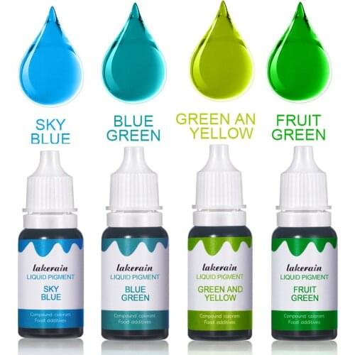 Liquid Pigment for Lipgloss DIY Lipstick Material Multifunction Lip Gloss Tint Dyeing Liquid Lipgloss 4Colors DIY Tools 4Pcs10ML