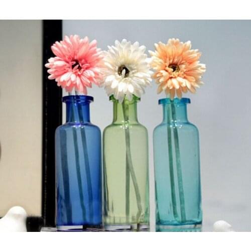 1PC Home Furnishing glass flower vase Brett creative healing color glass vase Hydroponics LD 104