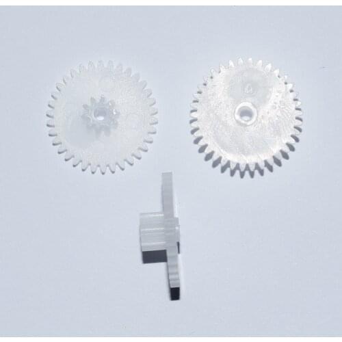 10/100pcs 34+10teeth 2MM hole double plastic gears/reduction gear/diy toy accessories technology model parts rc car 34102A