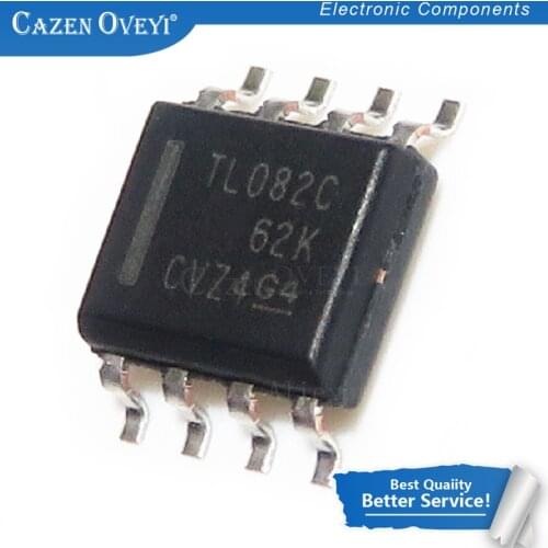 10pcs/lot TL082CDR SOP-8 TL082C SOP TL082 082CDR SOP8 SMDIn Stock