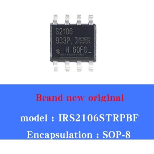 10/pcs Lot New imported original IRS2106STRPBF SMD SOP-8 half-bridge drive gate driver