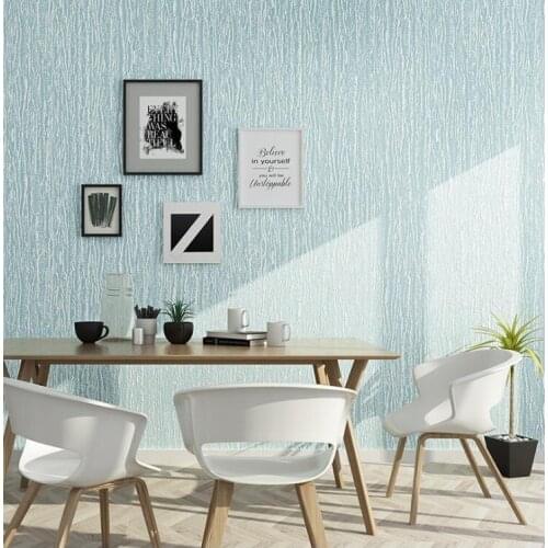 3D Pure Pigment Color Contemporary Contracted Sweet Bedroom TV Setting Wall