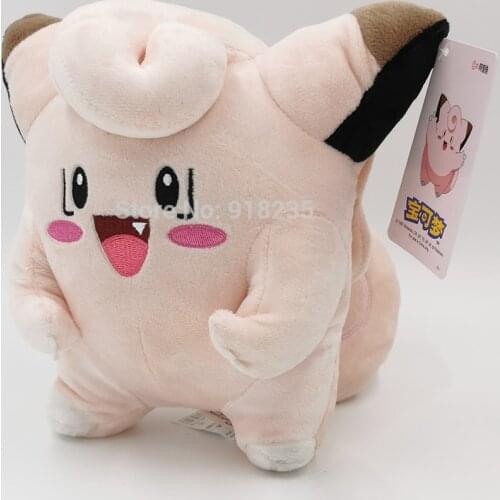 5/Lot Genuine Clefairy 21CM For Anime Cartoon Dolls Soft Gifts Plush Doll Stuffed Toys
