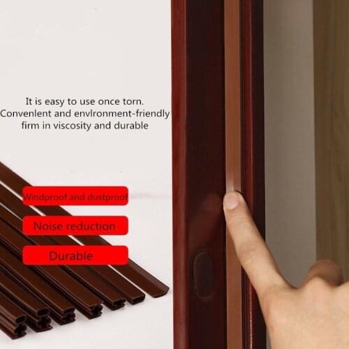 Freeshipping,Anti-theft door sealing strip, windproof and anti-collision, dustproof and soundproof strip, door side seam