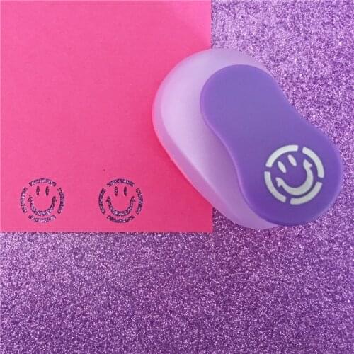 Free Ship Smile face shape 5/8" EVA hole punch card handmade facial craft punch cortador de papel scrapbook smiling puncher