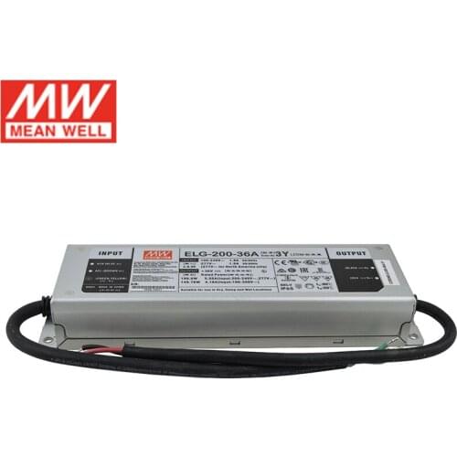 MEAN WELL ELG-200-36A-3Y 200W 5.55A 36V Adjustable LED Power Supply 110V/220V AC to 36V DC 200W waterproof Meanwell led driver