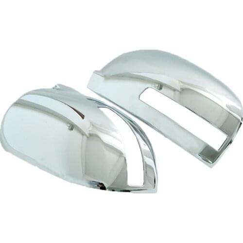 Car styling For Mitsubishi Outlander 2016 2017 ABS Chrome Rearview Mirror Side Mirror Cover 3D stickers