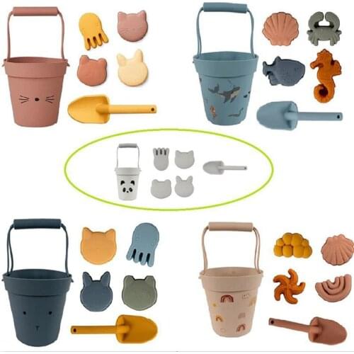 Silicone Kids Beack Sand Game Toy Children Home Outdoor Sandbox Set Children Summer Digging Sand Tool For Shovel Water Play Game