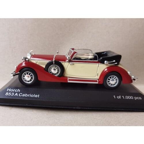 WHITEBOX 1:43 HORCH 853 A CABRIOLET limited 1000pcs collection of die casting alloy trolley model