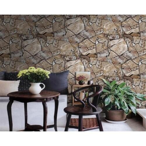 Beibehang Marble Wallpaper Living Room Restaurant Hotel Bar Brick 3D Wallpaper Home Decorative mural wallpaper for walls 3 d