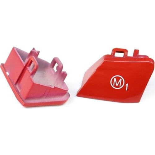 For Bmw F30 Car Stickers and Decals 3 Series Steering Wheel M Button Red BlueType Interior Details Covers Decoration Accessories