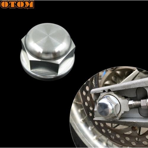 OTOM Motorcycle Rear Axle Nut Aluminum Bolt Cap Covers For KTM EXC125 SX150 MXC XCW SMR SMC HUSQVARNA FE TE 250 300 Motocross