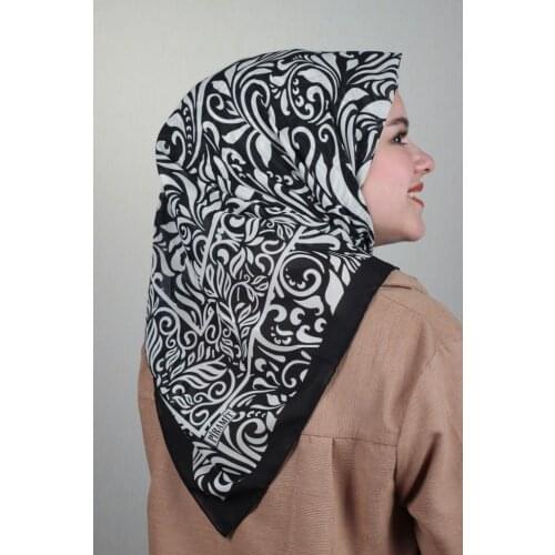 PİRAMİT TEXTURED CREPE SCARF DESEN-58 - RENK-01