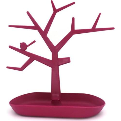 High Quality Tree Shaped Display Cases Plastic Stand Jewelry Organizer Holder For Jewelry Handmade Accessories Wholesale