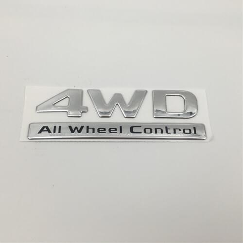 4WD All Wheel Control logo Emblem Plate for Mitsubishi Pajero Sport 7410B292