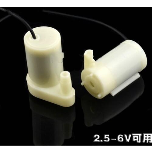 DC 3-6V Mini Submersible water Pump motor pump 120L/H 1.1M free shipping