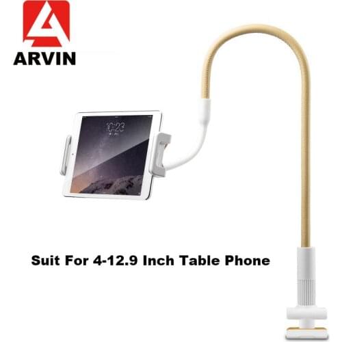 Arvin 120cm Long Arm Adjustable Tablet Stand Holder For Ipad Pro 11 12.9 Samsung Kindle 4-12 Inch Smartphone Tablet Mount Stand