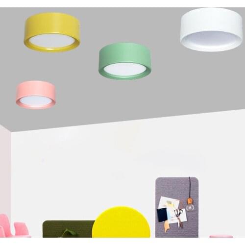 Surface Mounted 12W LED downlight 7W 9w Ceiling Lamps Three color Driverless cob led spot lights 220V Ceiling Fixtures Lighting