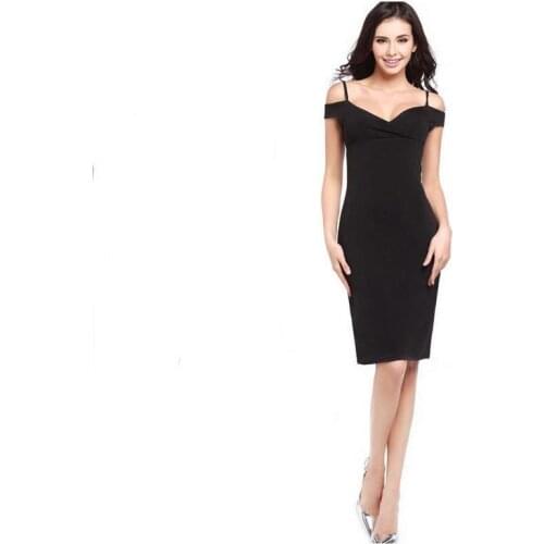 Womens Elegant Fashion sexy sling strapless Cut Out Deep V Summer Slim Casual Party Club Evening Bodycon Pencil Dress High waist