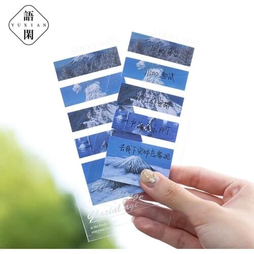 100 Pcs Nature Diary Series Sticky Notes Memo Pad Diary Stationary Flakes Scrapbook Decorative Flower N Times Sticky Bookmarks