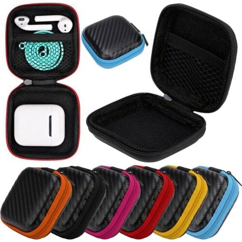 For Apple Airpods Earphone Holder Case Storage Box Size Holder Hard Shell EVA Carrying Headphone Earbuds